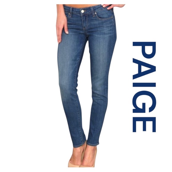 PAIGE Denim - PAIGE Monica Skyline Mid-Rise Ankle Peg Denim Jeans, Size 31.